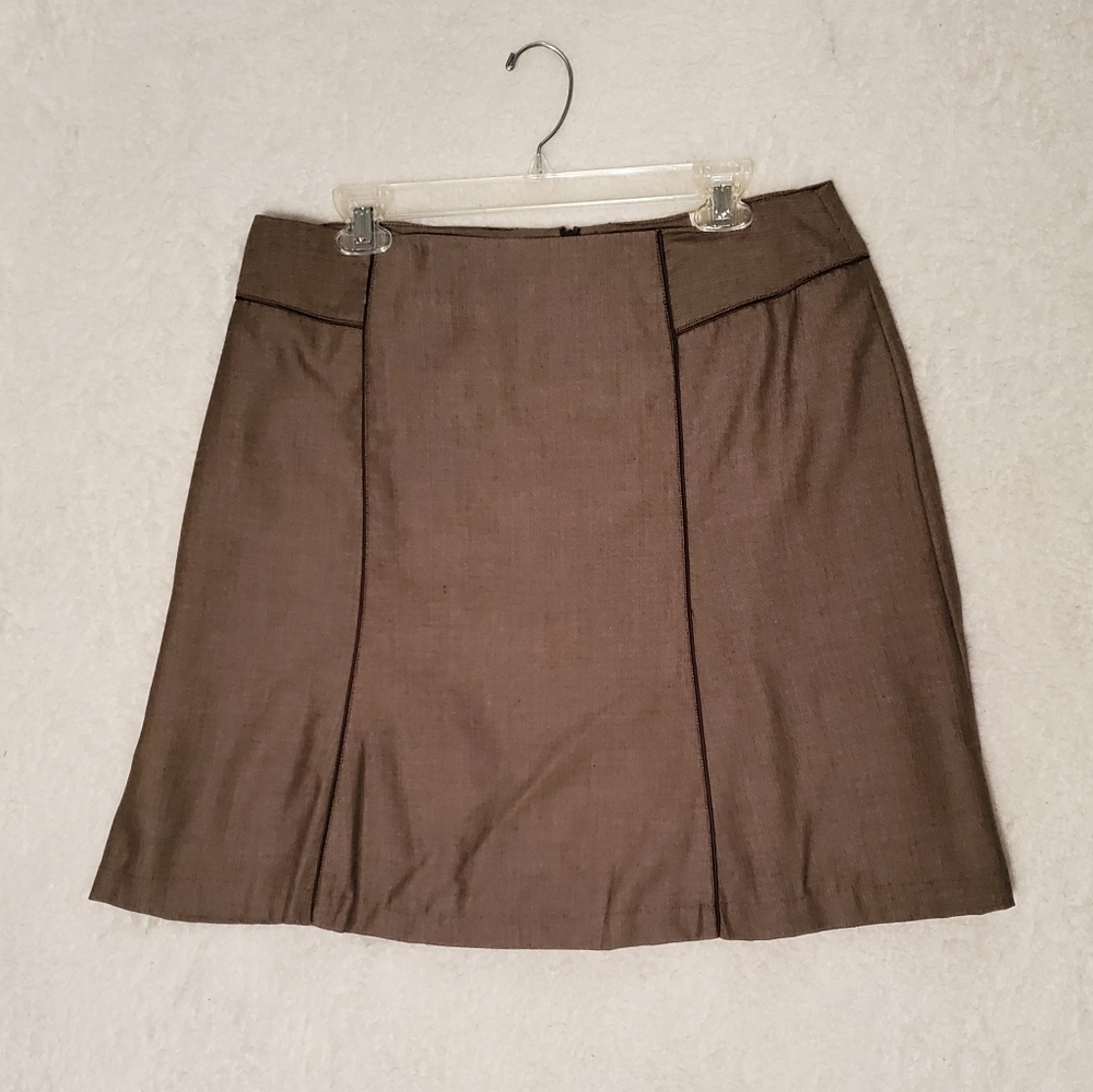 (NWT) Worthington Petite Brown Skirt